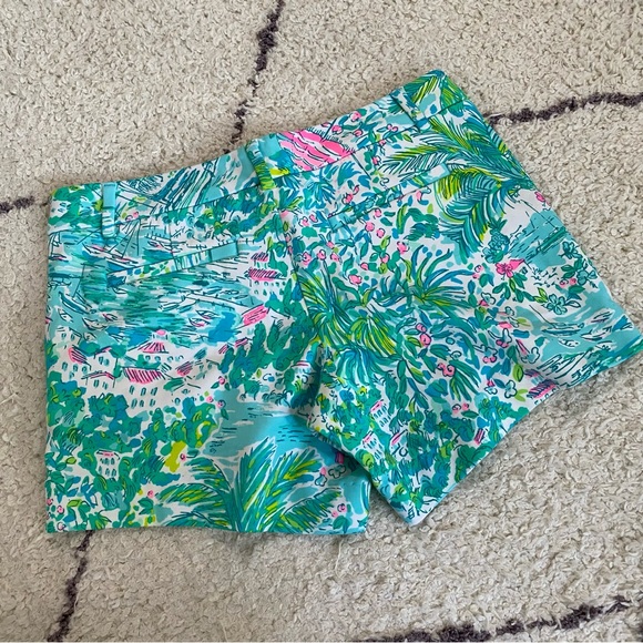 NWT Lilly Pulitzer Callahan Knit Short in Gustavia Green Sunshine City - Picture 7 of 7